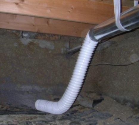 dryer vent in crawlspace nc home inspection training