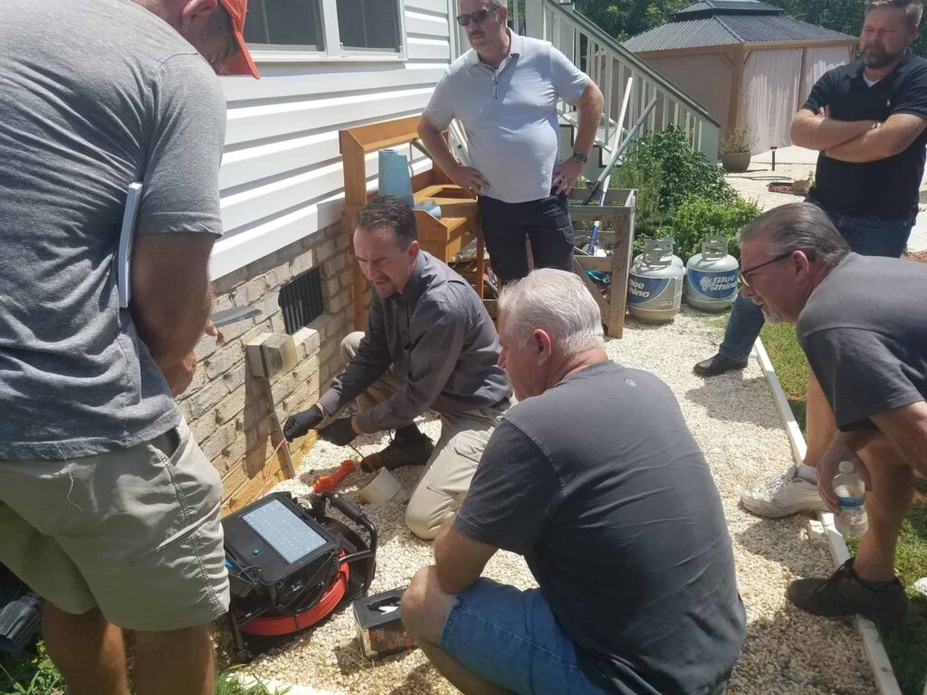 Sewer camera training